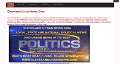 Desktop Screenshot of clevelandurbannews.com